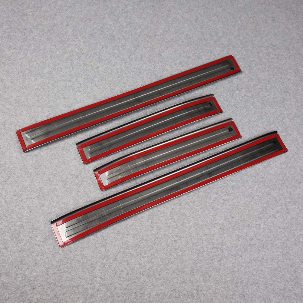 Fit for 2019 2020 2021 2022 Mazda 3 Axela Sedan Outside Door Sill Scuff Plate Guard Cover Trims Stainless Steel