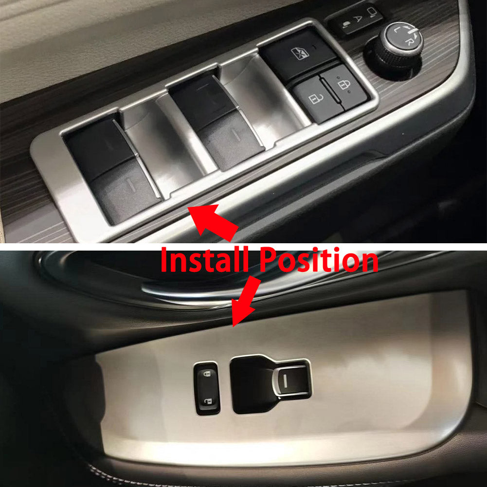 Fit for Honda New HR-V HRV 2023 Car Interior Window Switch Console Panel Cover Trim