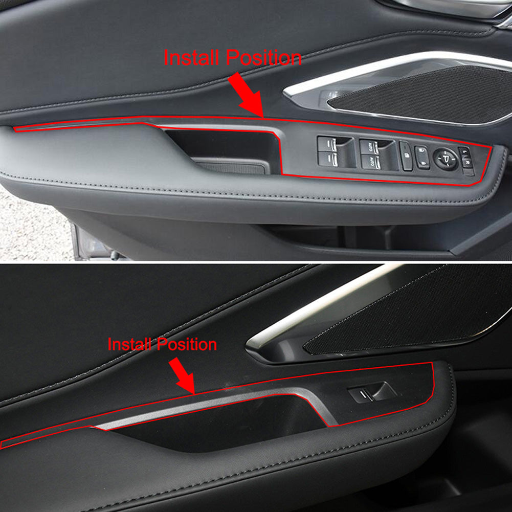 Fit For Acura New RDX 2019 2020 2021 2022 Interior Window Switch Console Panel Trims