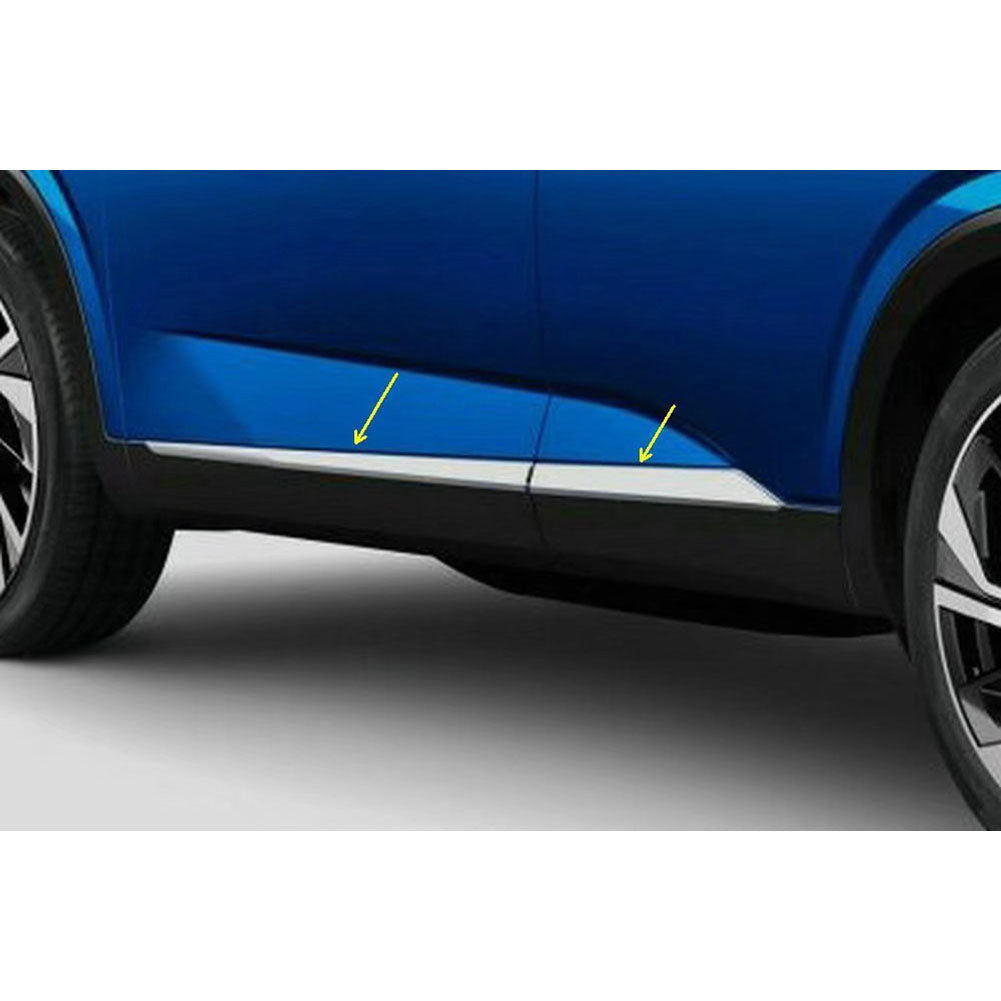 Fit for Nissan New Qashqai 2022 Body Side Door Molding Cover Trim Chrome