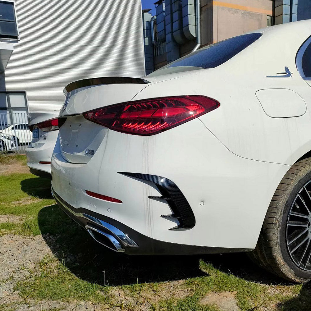 For Mercedes-Benz 2022 New C-Class C300 C200 C220d AMG Rear Side Fender Vent Air Outlet Bezel Cover Trim