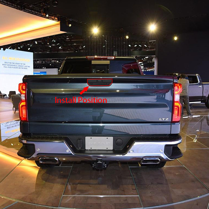 Fit For Chevrolet New Silverado 2019 2020 2021 2022 2023 2024 Chrome Rear Door Bowl Handle Cover Trim