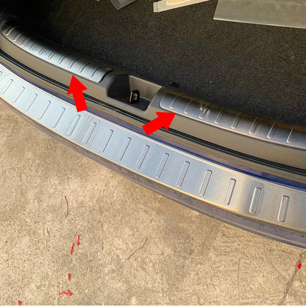 Fit for Honda New Civic 2022 Sedan Rear Interior Bumper Guard Plate Cover Trim Stainless Steel