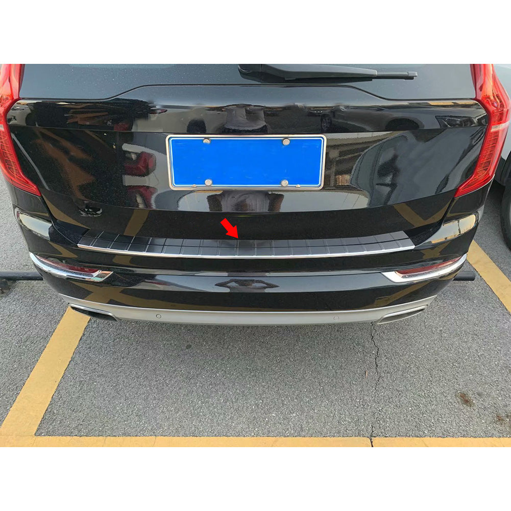 Fit for Volvo XC90 2016 2017 2018 2019 2020 2021 Rear Bumper Guard Plate Cover Trim Stainless Steel