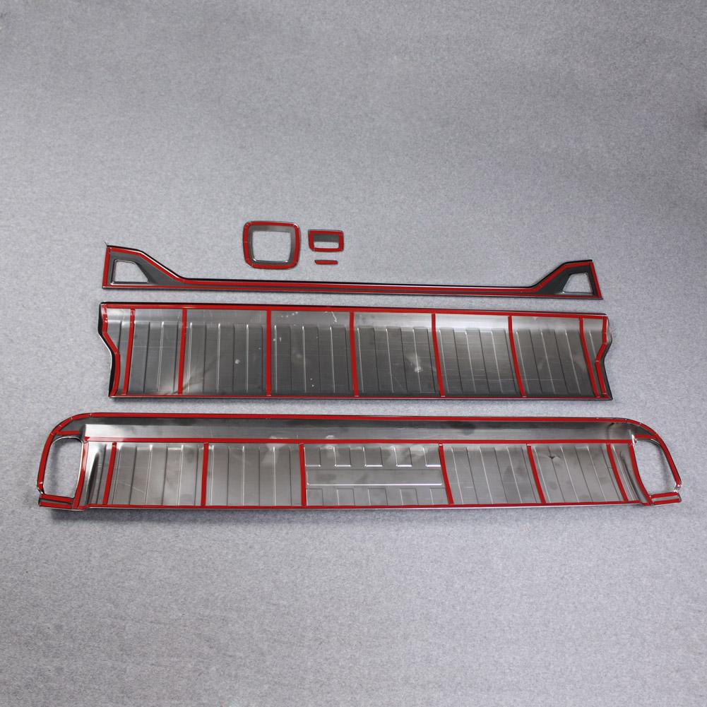 Fit for BMW 2019 2020 2021 New X5 G05 Rear Inside Bumper Sill Plate Guard Cover Trim Stainless Steel