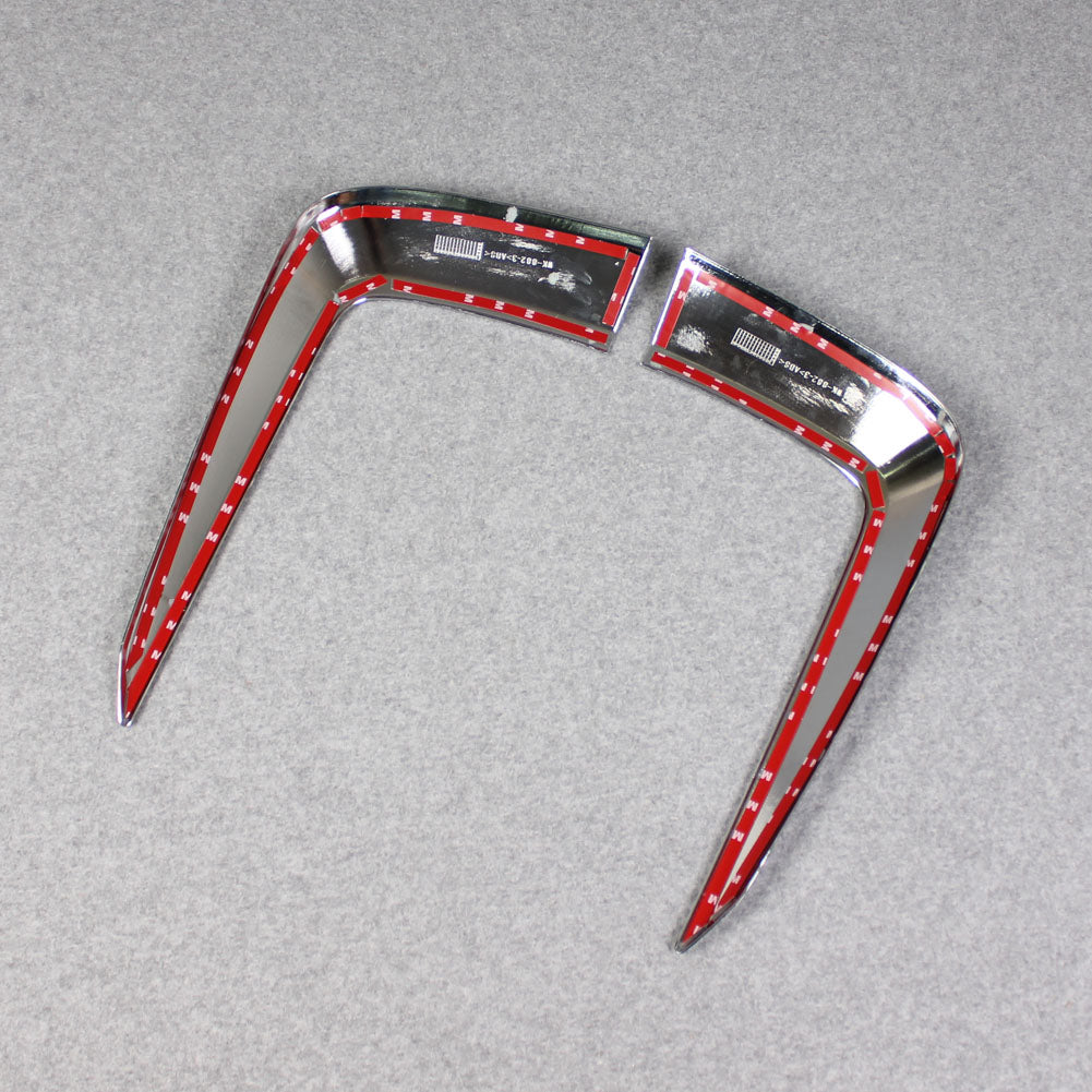 Fit for Honda Pilot 2019 2020 2021 Chrome Front Fog Light Lamp Cover Bezel Trims