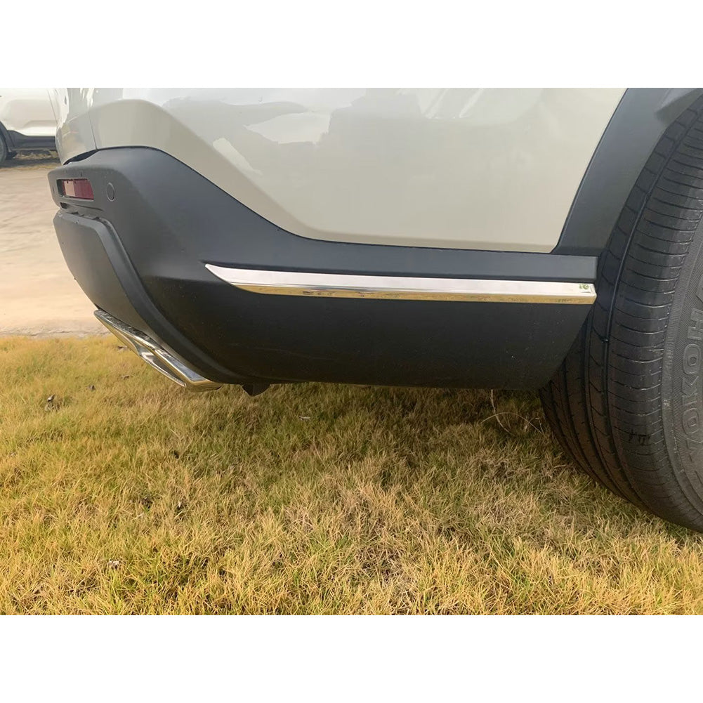 Fit for Honda New CR-V CRV 2023 Front+Rear Bumper Corner Protection Cover Trims Stainless Steel