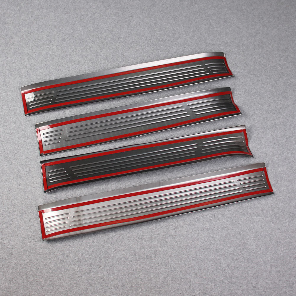 For Benz New GLS 450/580 2020 2021 Inside Door Sill Scuff Plate Guard Cover Trims