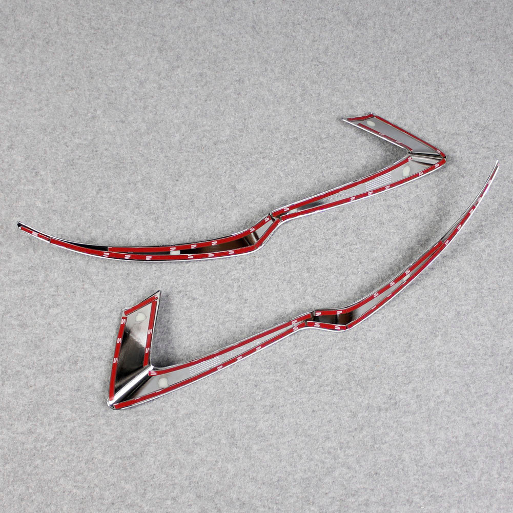 Fit for Subaru 2019 2020 2021 Forester Headlight Front Light Lamp Cover Molding Trims