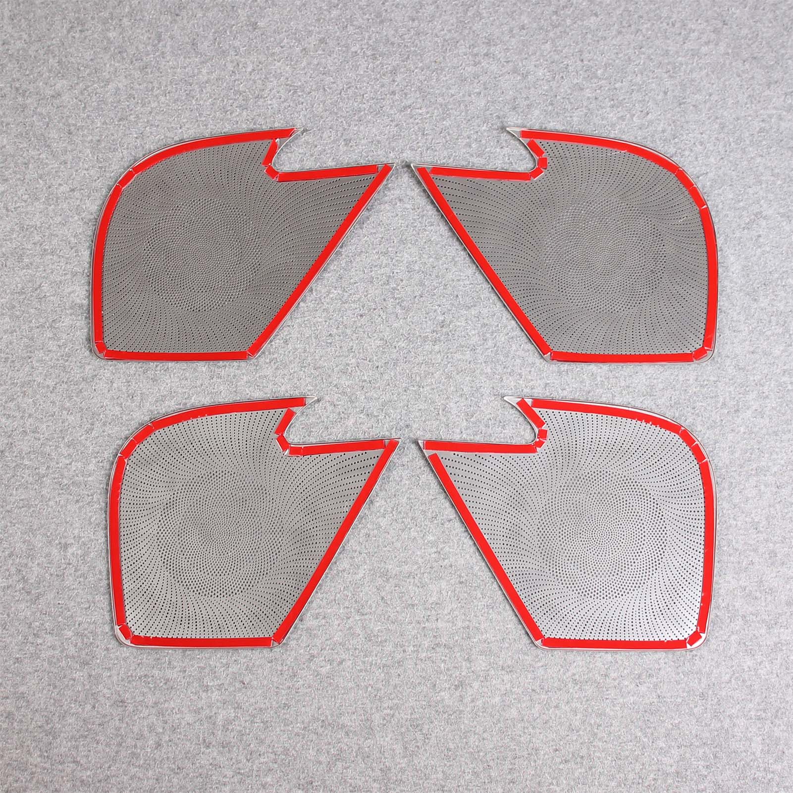  Honda CRV CR-V 2023 Interior 4 Door Sound Speaker Cover Trims Stainless Steel