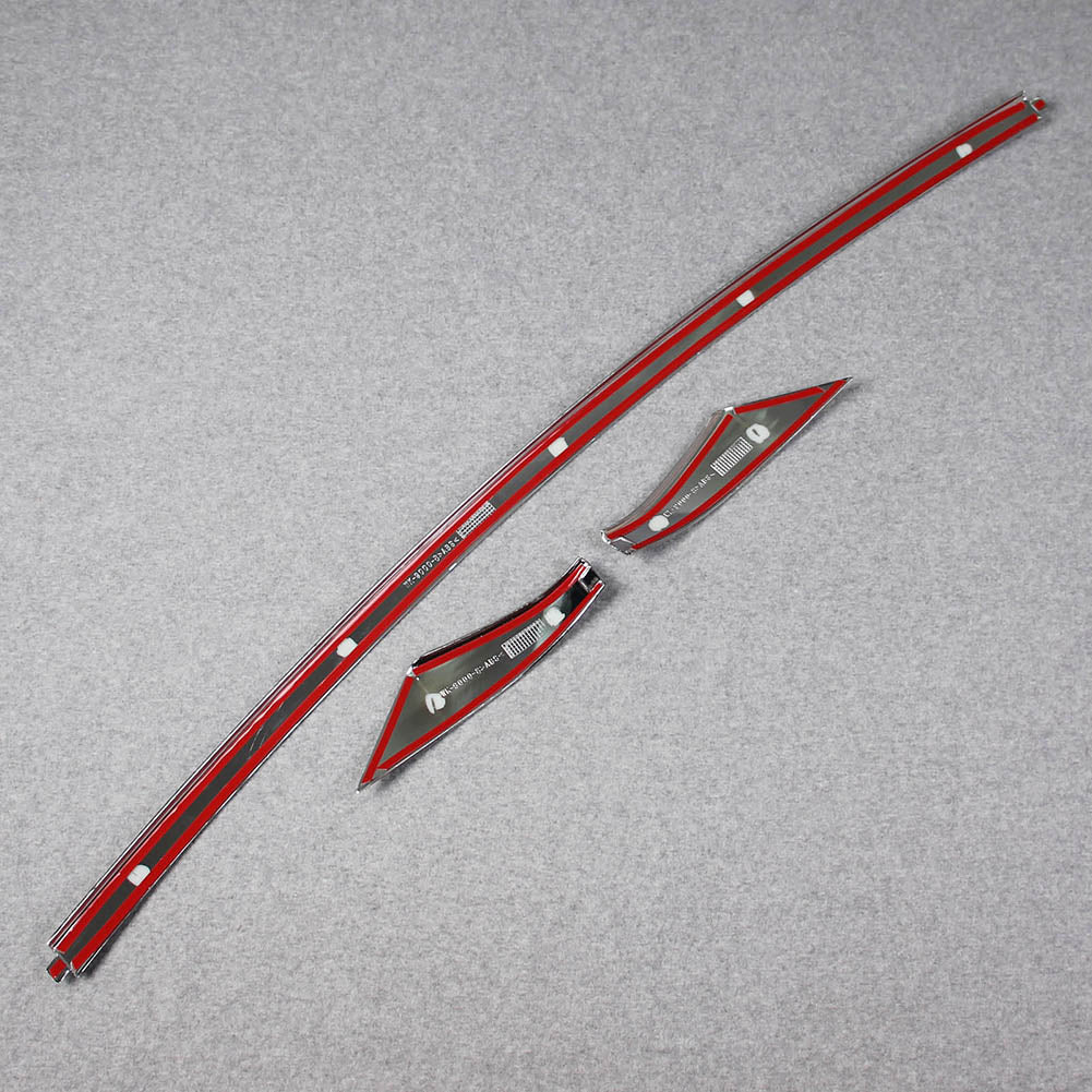 Fit for Toyota New VENZA 2021 LE Model Chrome Front Bumper Guard Protector Plate Cover Trims