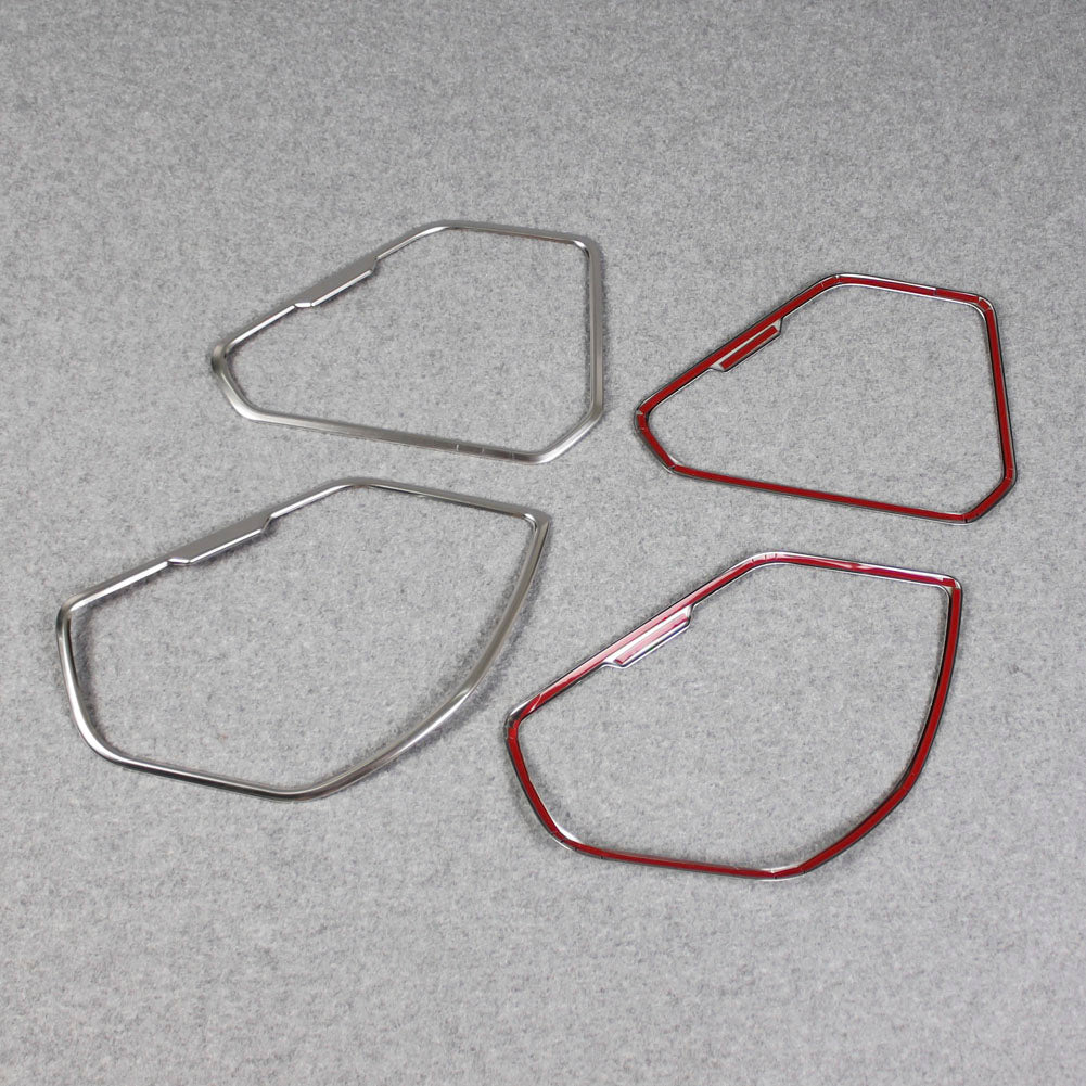 Fit for Toyota New RAV4 2019 2020 2021 Door Speaker Sound Panel Cover Trims Stainless Steel