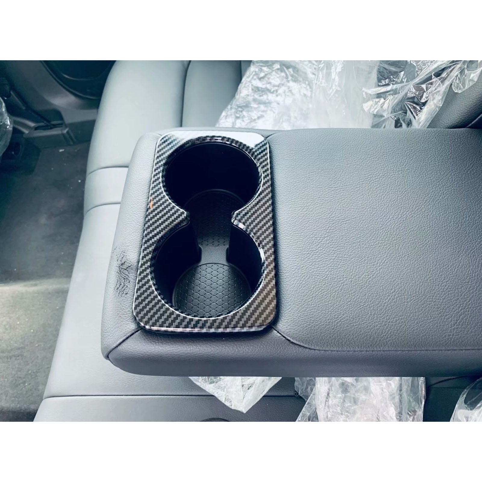 Fit for Nissan New Rogue 2021 Interior Rear Seat Cup Holder Cover Trim