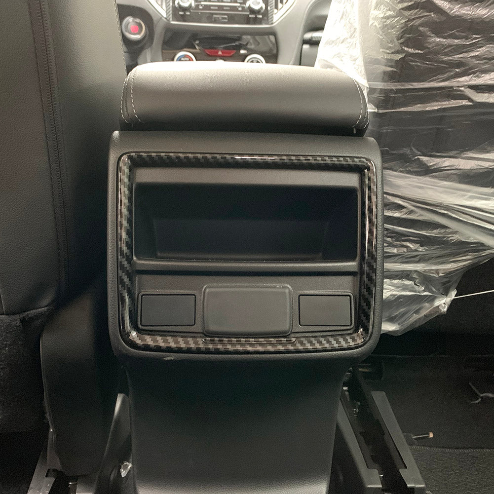 Fit For Subaru 2019 2020 2021 2022 Forester Rear Seat Storage Box Glove Pallet Organizer Cover Trim