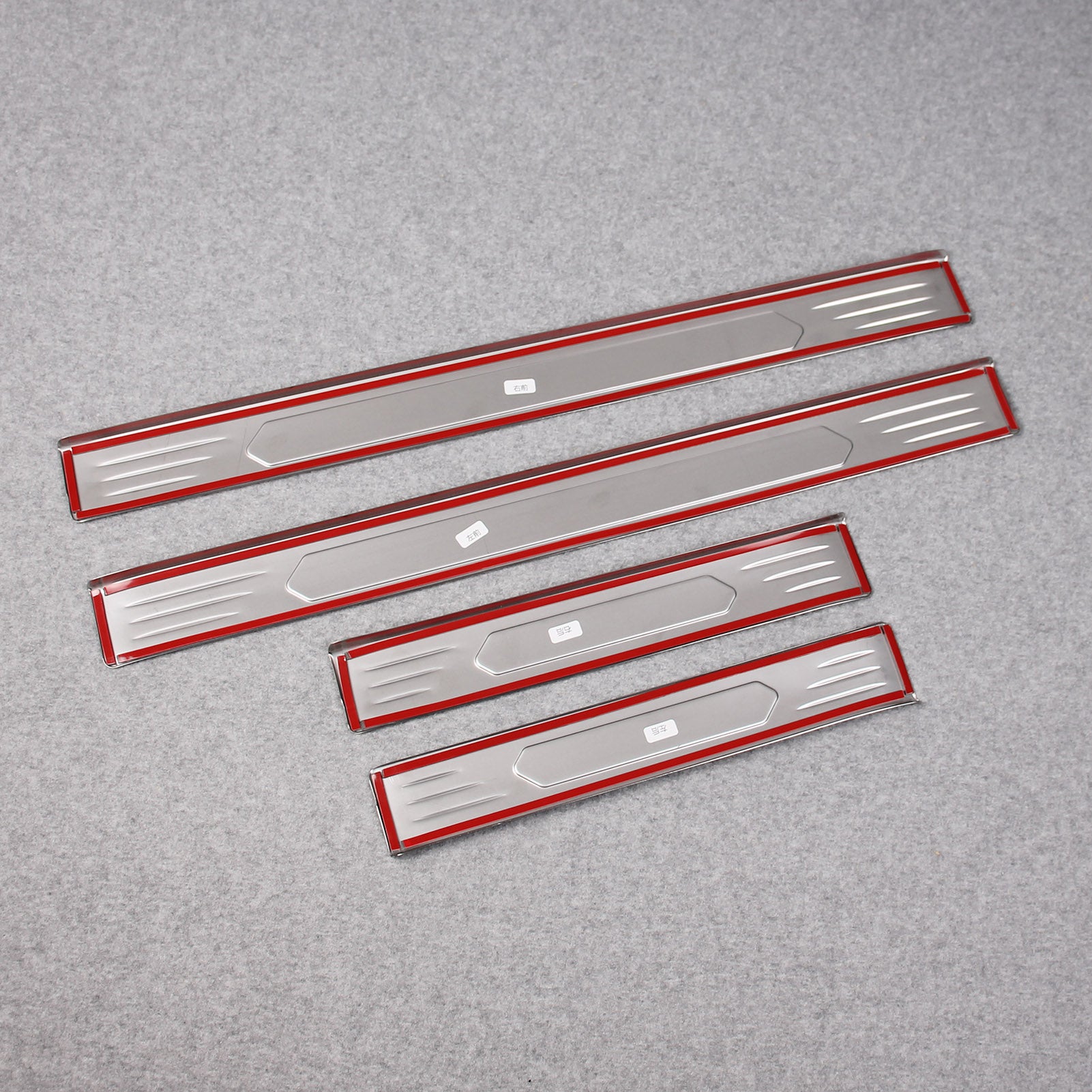 Fit for Nissan Rogue 2021 Door Sill Scuff Plate Guard Cover Trims Stainless Steel
