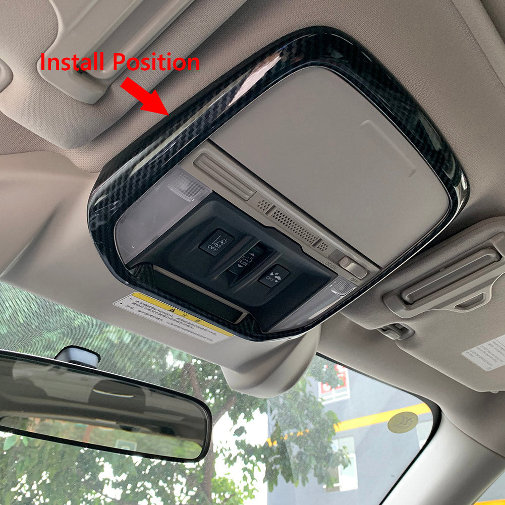 Fit For Subaru 2019 2020 2021 2022 Forester Front Reading Light Ceilling Map Frame Trim ABS