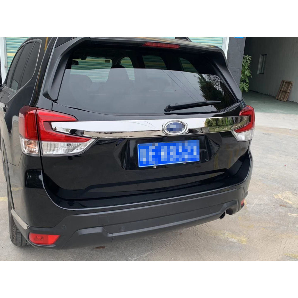 Fit for Subaru Forester 2019 2020 2021 2022 Rear Trunk Lid Cover Molding Trim Stainless Steel