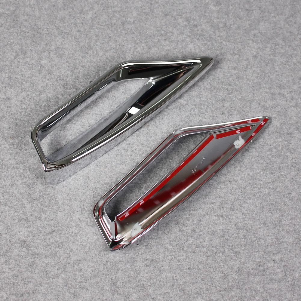 Fit For Lexus RX350 RX350L RX450h RX450hl 2020 2021 2022 Chrome Front Fog Light Lamp Cover Trims ABS