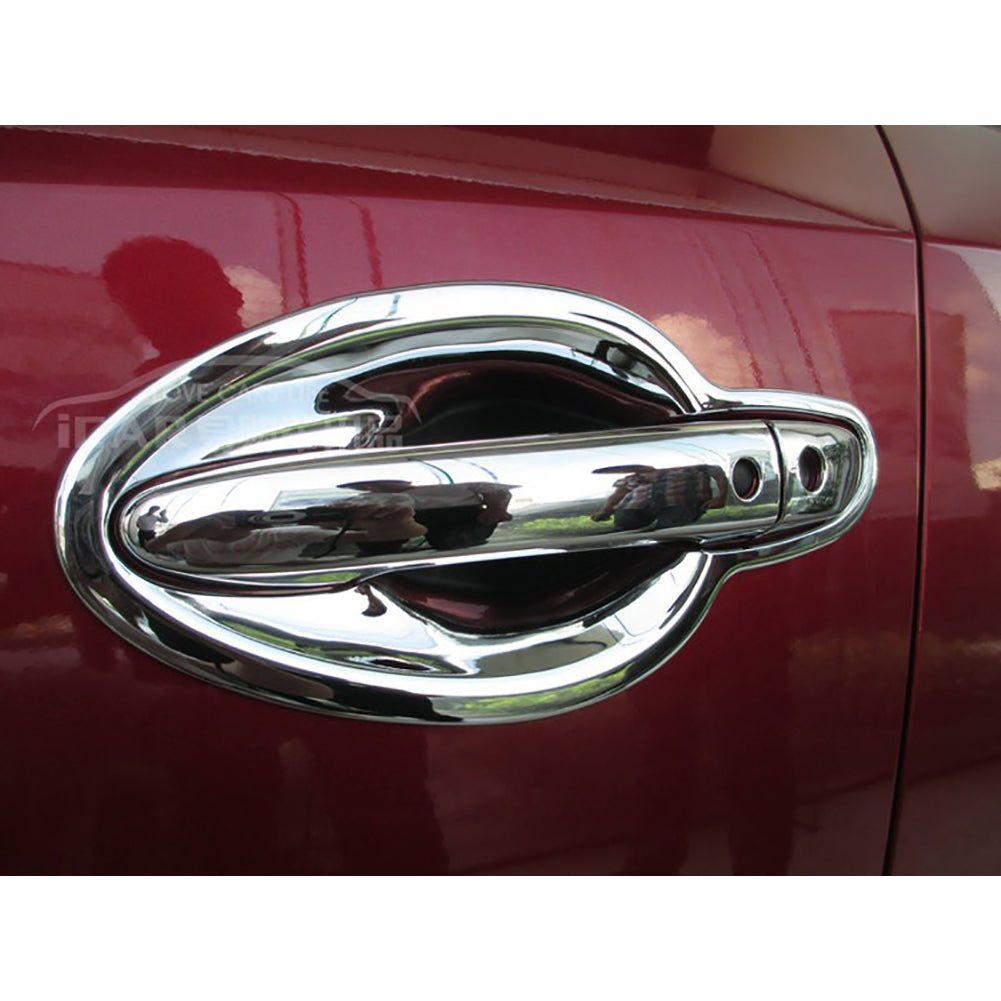 Fit For Mazda CX5 CX-5 2017 2018 2019 2020 2021 2022 2023 2024 With Smart Keyhole Chrome Door Handle Cover Trims