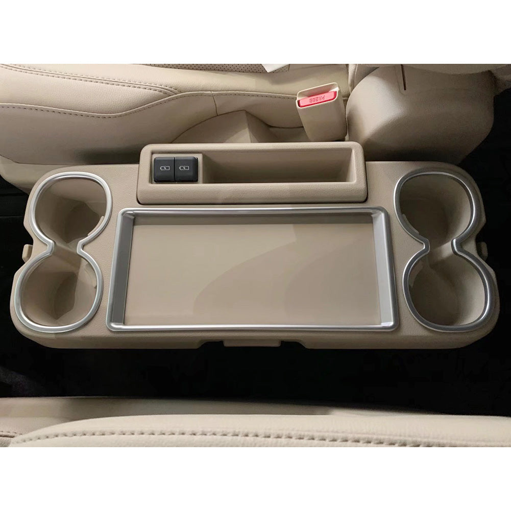 Fit for Toyota 2021 2022 Sienna Interior Rear Seat Cup Holder Panel Cover Trims