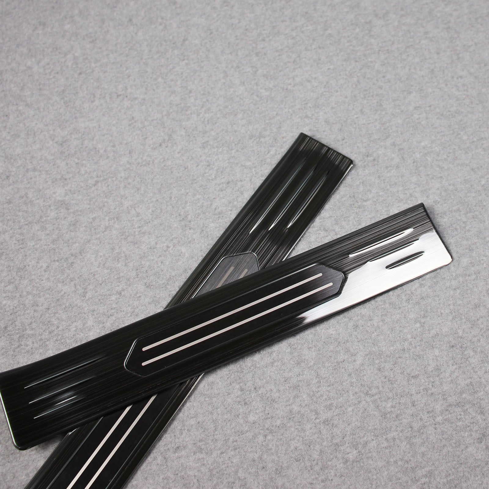 Fit for Nissan Rogue 2021 Door Sill Scuff Plate Guard Cover Trims Stainless Steel