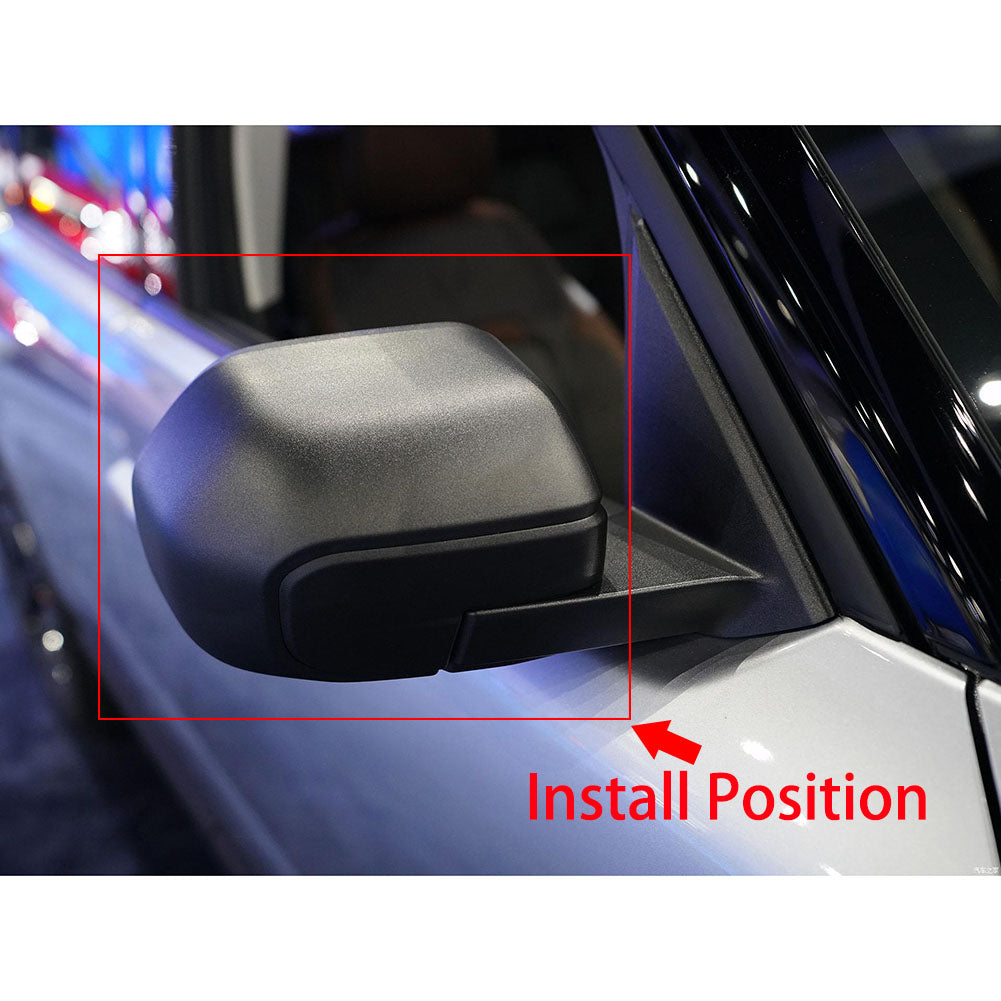 Fit for Ford 2021 2022 2023 2024 Bronco Sport Rear View Mirror Side Molding Guard Cover Trims