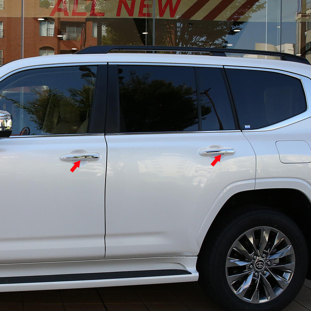 Fit For Toyota LAND CRUISER LC300 2022 Door Handle Cover Trims Chro