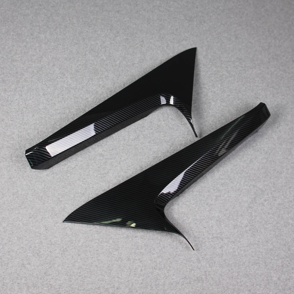 Fit for Toyota RAV4 2019 2020 2021 2022 2023 2024 Rear Spoiler Wing Side Beveled Window Cover Trims