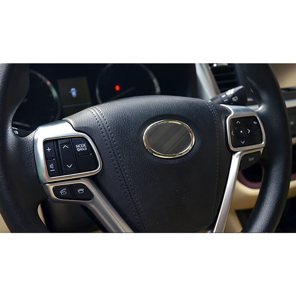 Fit for Toyota Highlander 2015 2016 2017 2018 2019 Wheel Steering Trim Panel Cover