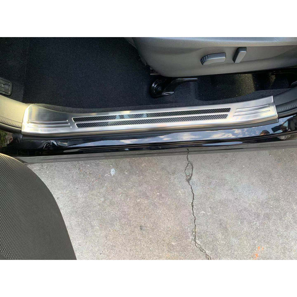 Fit for Subaru Forester 2019 2020 2021 2022 Door Sill Scuff Plate Guard Cover Trims Stainless Inside Door