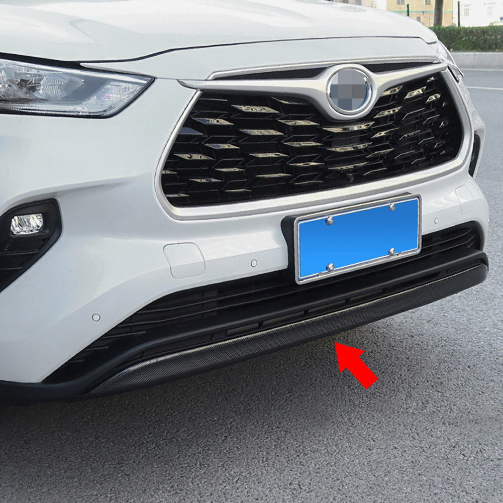 Fit for Toyota New Highlander 2020 2021 2022 Front Bumper Protector Guard Cover Trim ABS