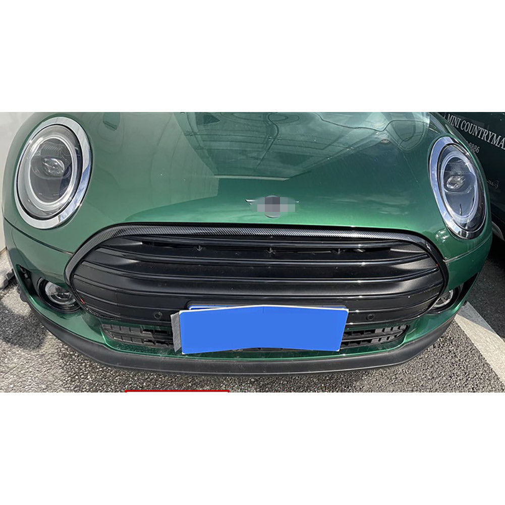 Fit For Mini Clubman 2022 2023 Front Grill Grille Mesh Cover Trims
