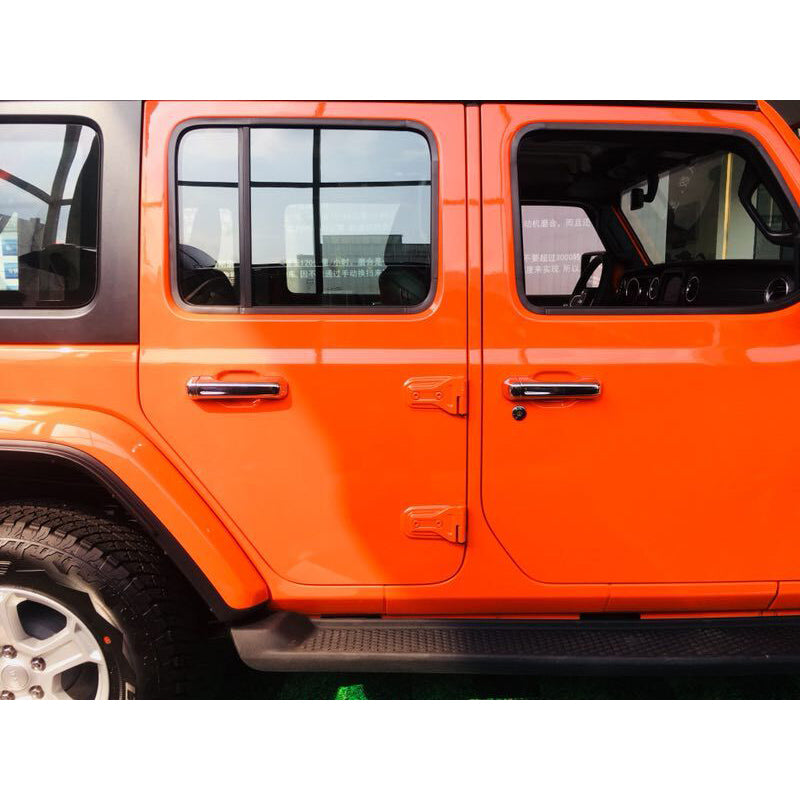 Fit for Jeep Wrangler 2018 2019 2020 2021 2022 Chrome Door Handle Cover Trims