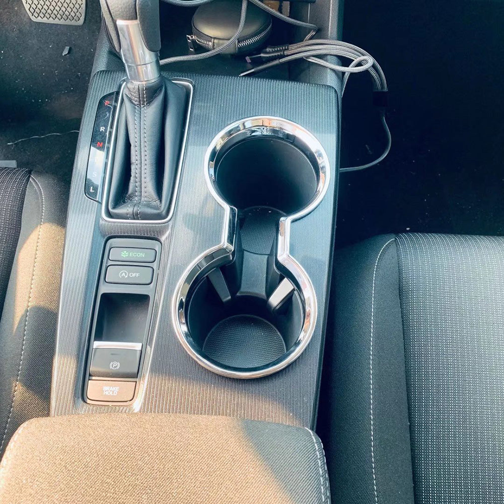 Fit for Honda New Civic 2022 Sedan Front Center Console Dashboard Panel Cup Holder Cover Trim