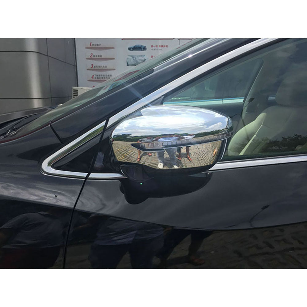 Fit for Nissan Murano 2015 2016 2017 2018 2019 Chrome Rear View Mirror Side Cover Molding Trim ABS