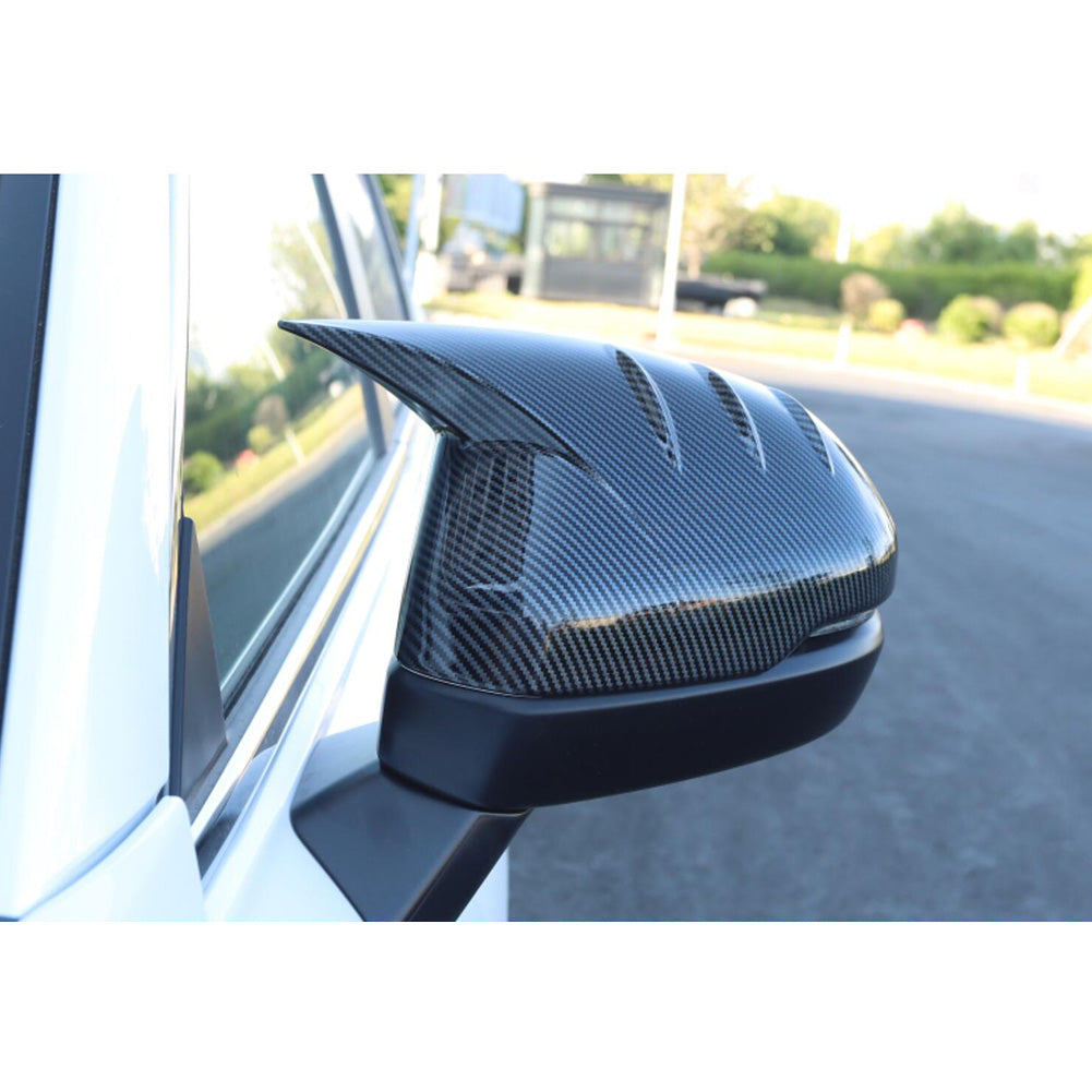 Honda CRV CR-V 2023 Rear View Mirror Guard Cover Trims Carbon Fiber Pattern