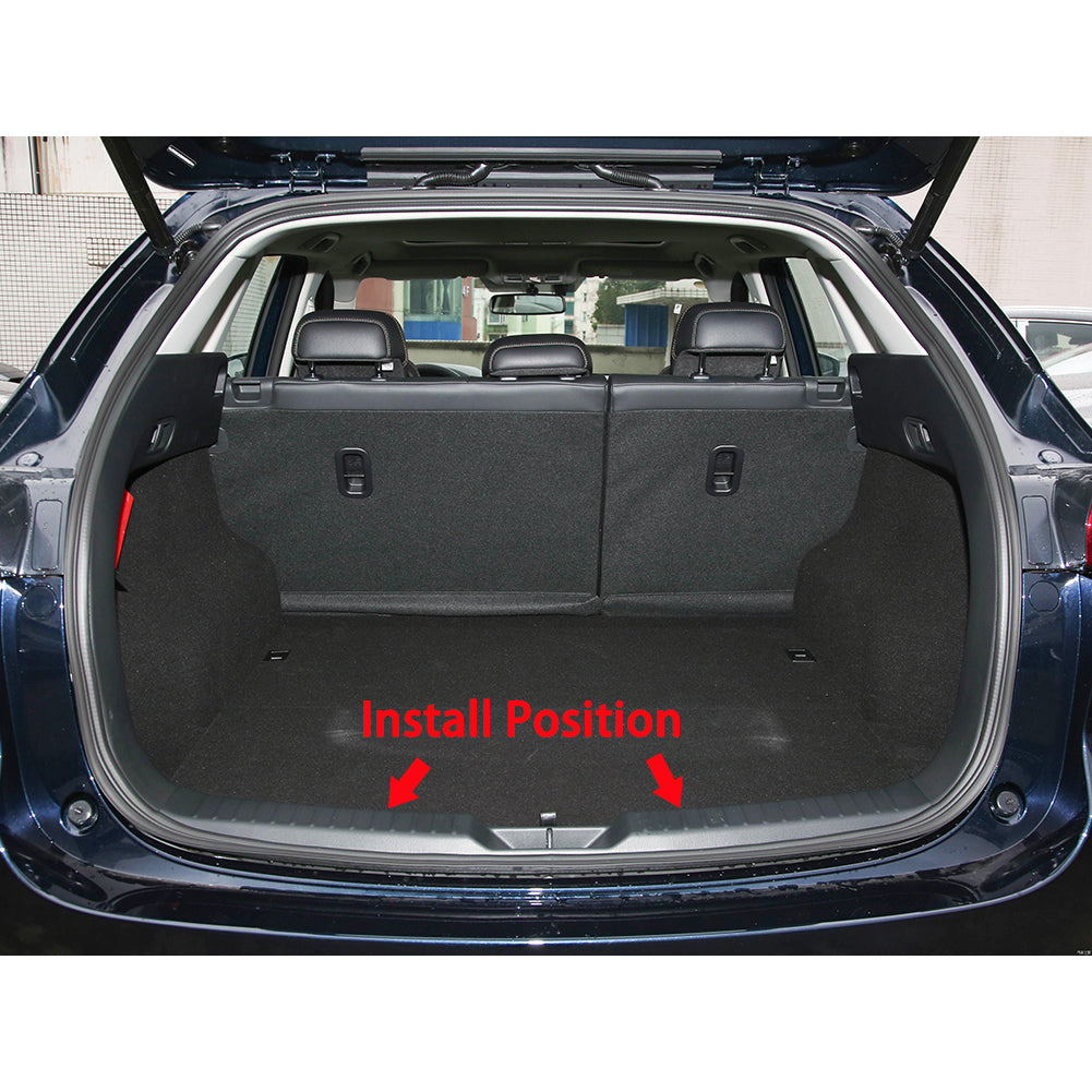 For Mazda 2017 2018 2019 2020 2021 2022 CX-5 CX5 Rear Interior Bumper Sill Plate Guard Cover Trims
