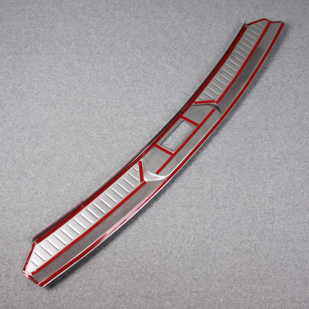Fit for Ford New Explorer 2020 2021 Rear Interior Bumper Sill Plate Guard Cover Trim Stainless Steel