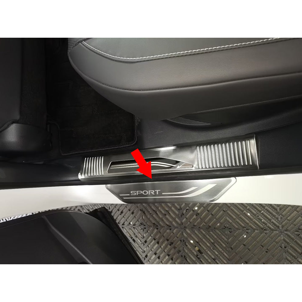 Fit for Lexus New RX RX350 RX350h RX500h F Sport 2023 Outside Door Sill Scuff Plate Guard Cover Trim