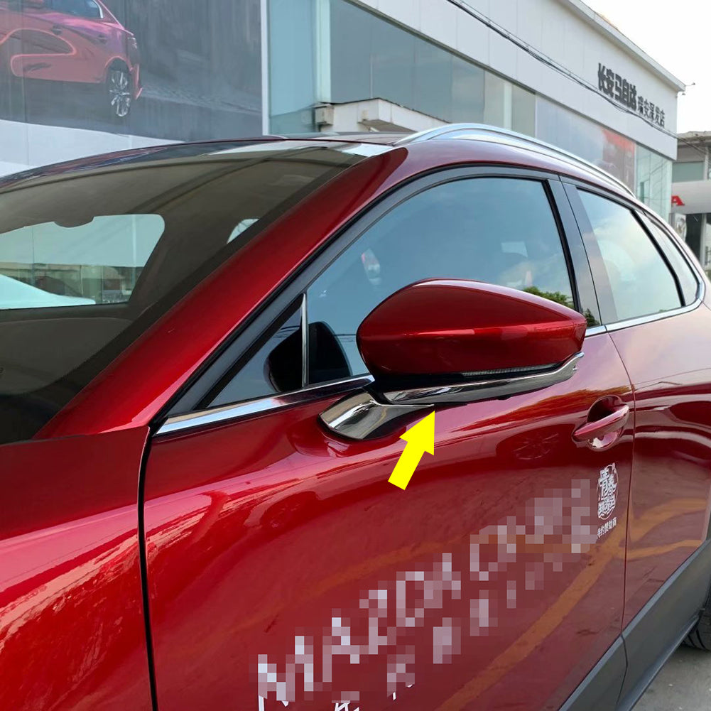 Fit for Mazda CX-30 CX30 2020 2021 2022 Chrome Rear view Mirror Side Molding Cover Trims