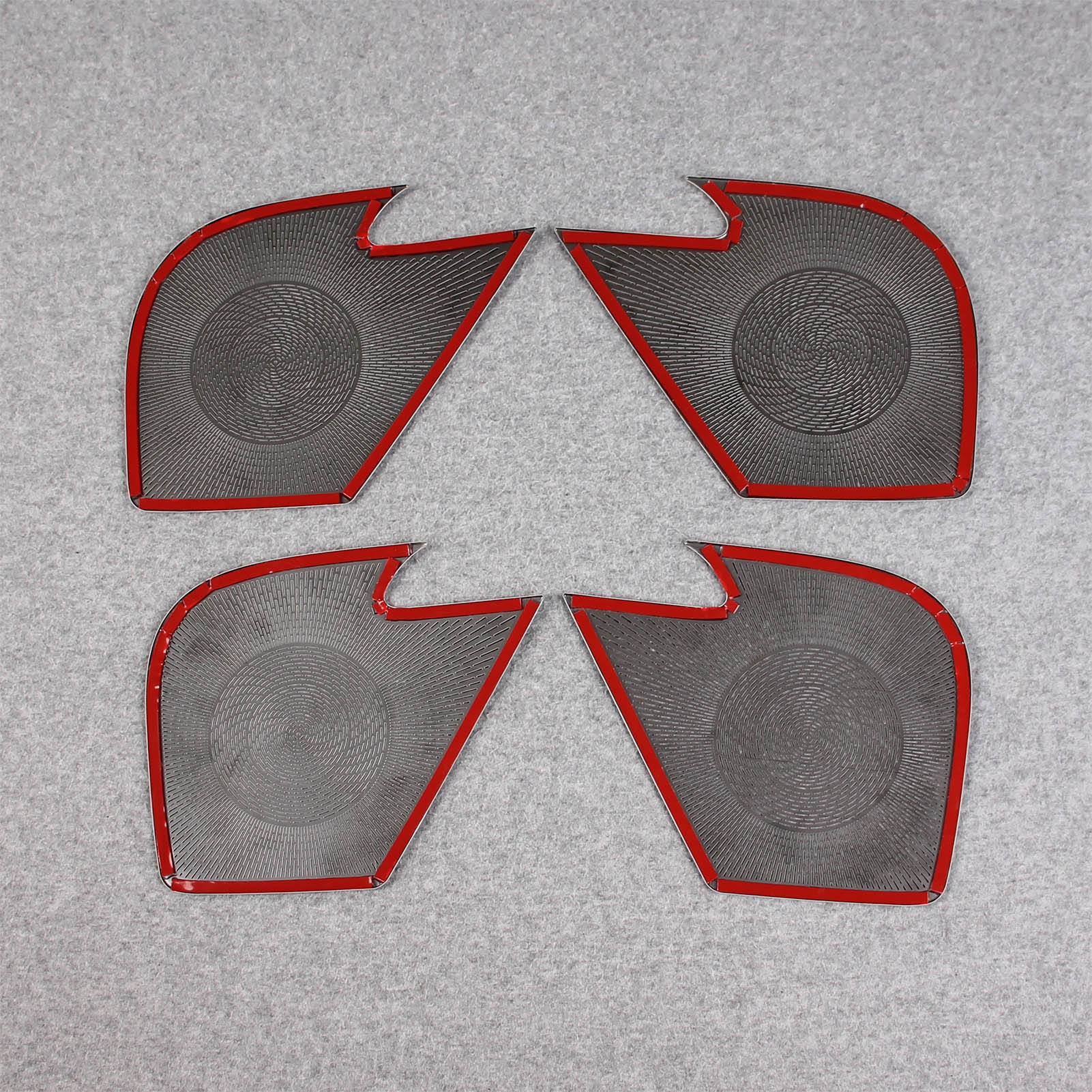  Honda CRV CR-V 2023 Interior 4 Door Sound Speaker Cover Trims Stainless Steel