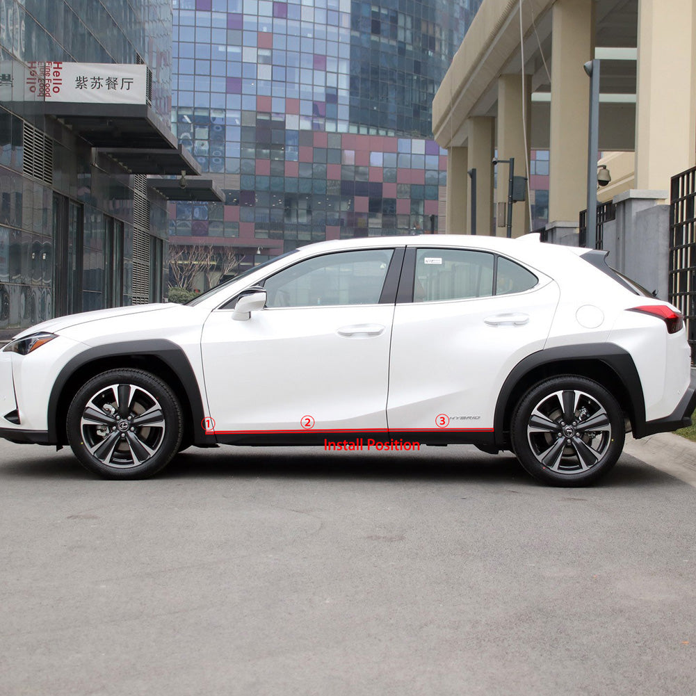 Fit for Lexus UX 200 250h UX200 UX250h 2019 2020 2021 2022 Body Side Door Molding Cover Trims