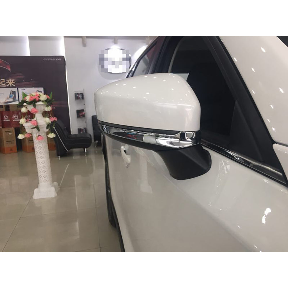 Fit For Mazda 2017 2018 2019 2020 2021 2022 2023 2024 CX-5 CX5 Chrome Rear view Mirror Side Molding Cover Trims