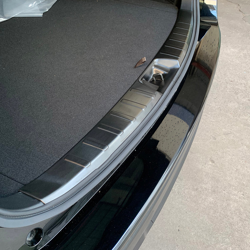 Fit for Subaru Forester 2019 2020 2021 2022 Rear Inside Bumper Sill Plate Guard Cover Trim Stainless Steel