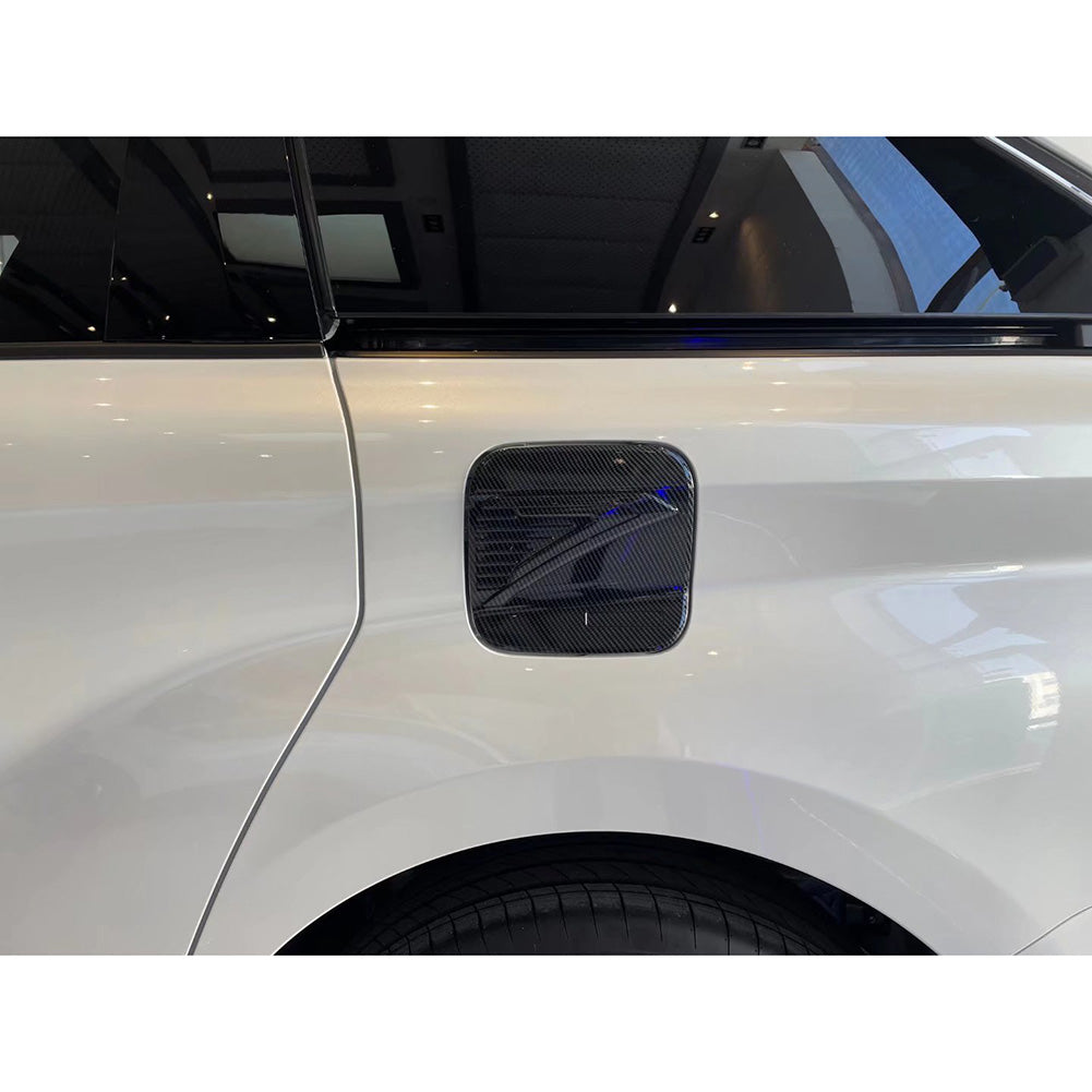 For Toyota Sienna 2021 2022 Fuel Gas Tank Cap Cover Trim Carbon Fiber Pattern