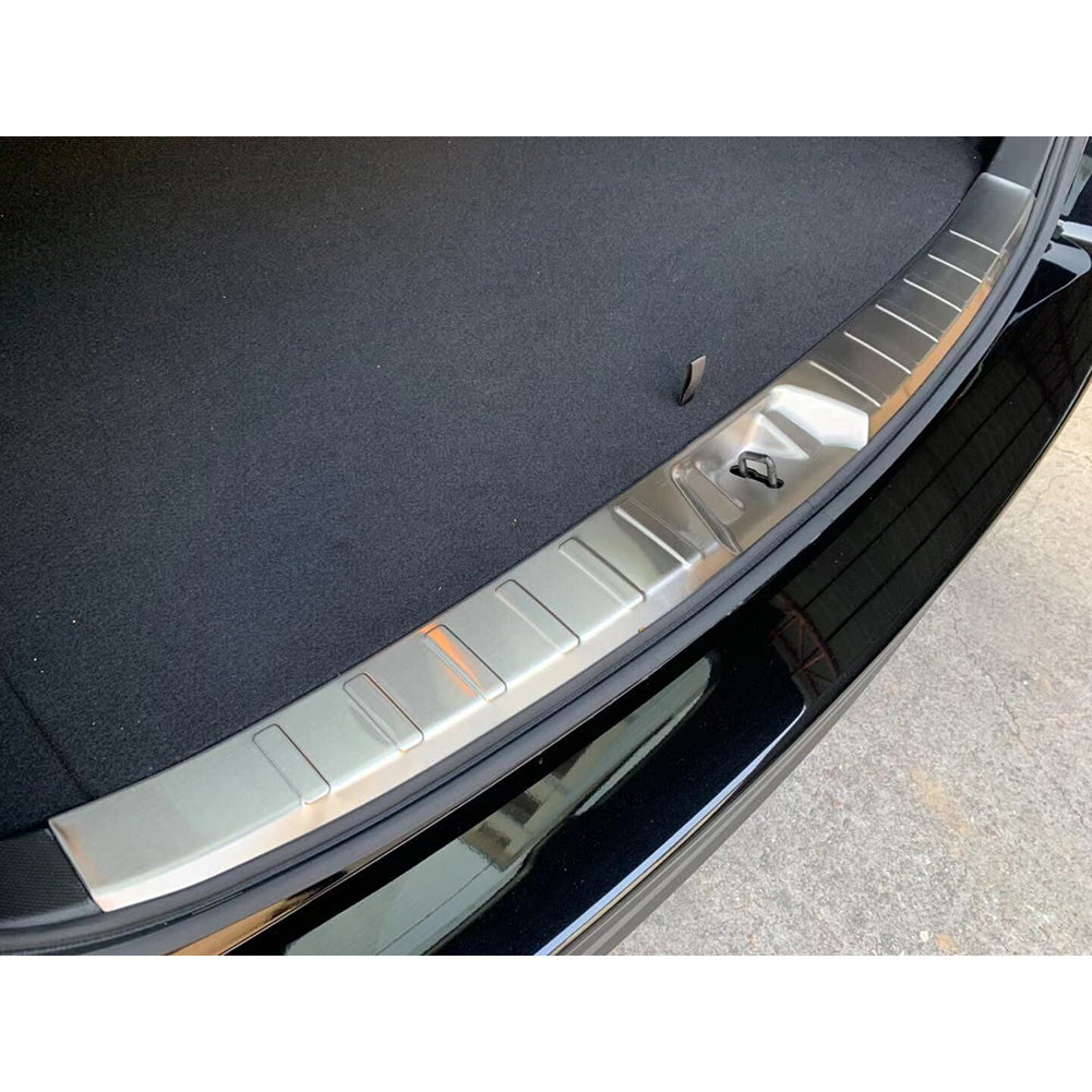 Fit for Subaru Forester 2019 2020 2021 2022 Rear Inside Bumper Sill Plate Guard Cover Trim Stainless Steel