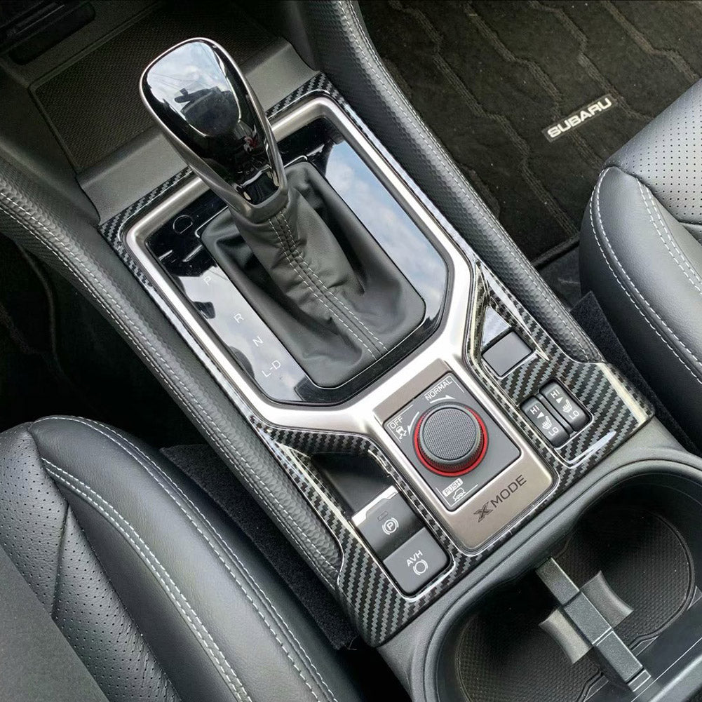 Fit For Subaru 2019 2020 2021 2022 Forester Gear Shift Knob Console Panel Cover Trim