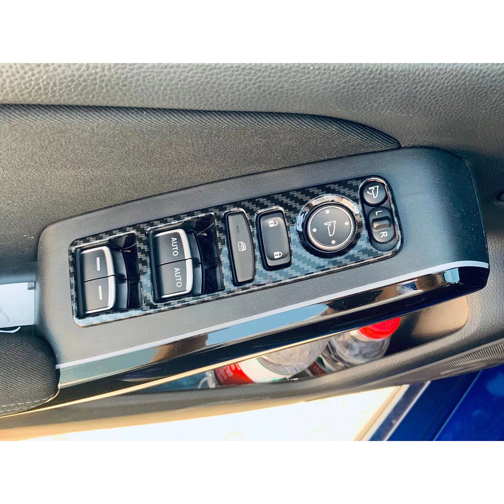 Fit for Honda New Civic 2022 Sedan Interior Window Switch Plate Panel Cover Trims