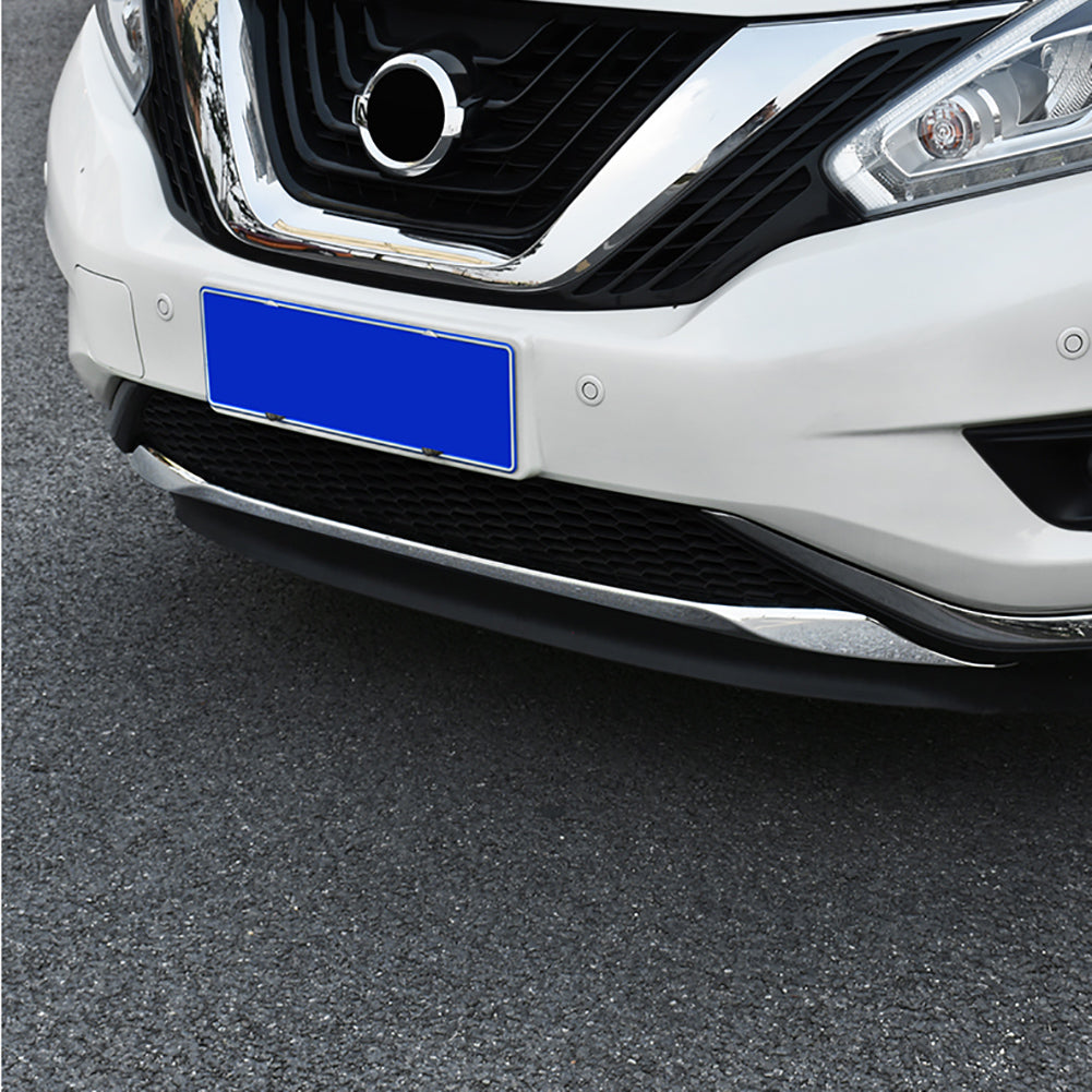 Fit For Nissan Murano 2015 2016 2017 2018 Chrome Front Grill Bumper Protector Cover Trim
