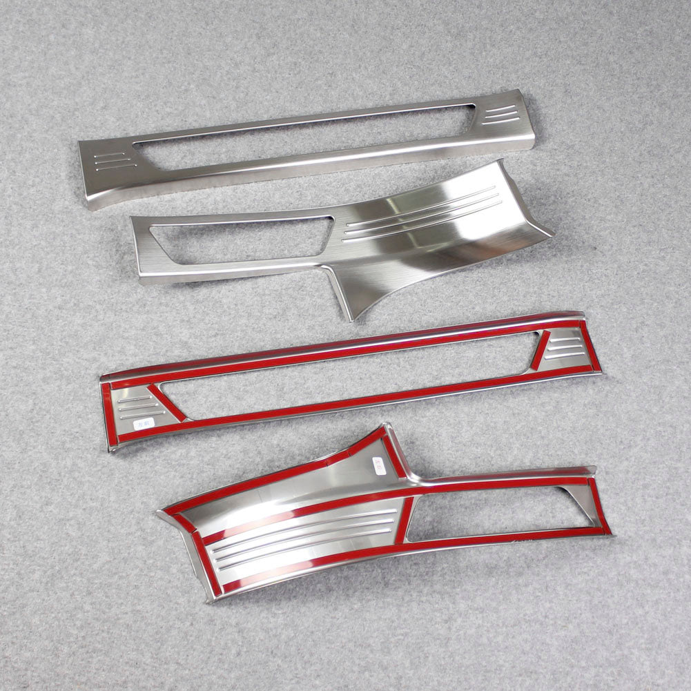 Fit for Acura New RDX 2019 2020 2021 2022 Inside Door Sill Scuff Plate Guard Cover Trims Stainless Steel